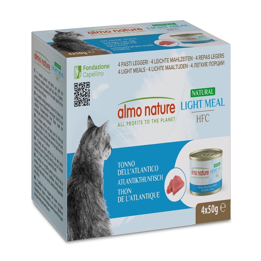 Almo Nature 貓罐頭 天然系列 大西洋吞拿魚 4X50g (550MEGA) 圖 1