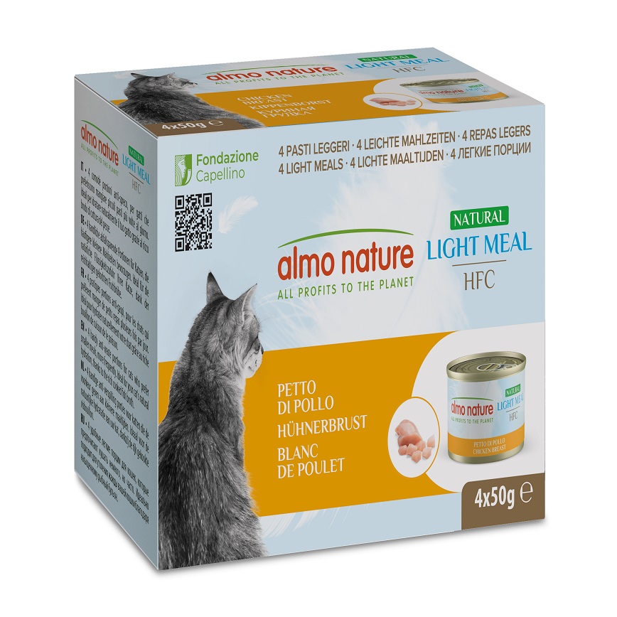 Almo Nature 貓罐頭 天然系列 雞胸肉 4X50g (554MEGA)