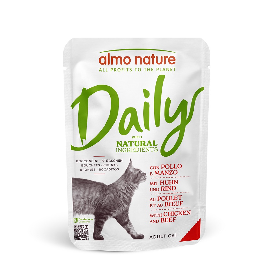 Almo Nature 貓濕糧 雞肉牛肉 70g