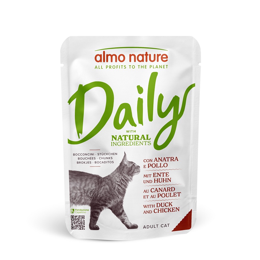 Almo Nature Daily 貓濕糧 雞肉+鴨肉 70g (5276)
