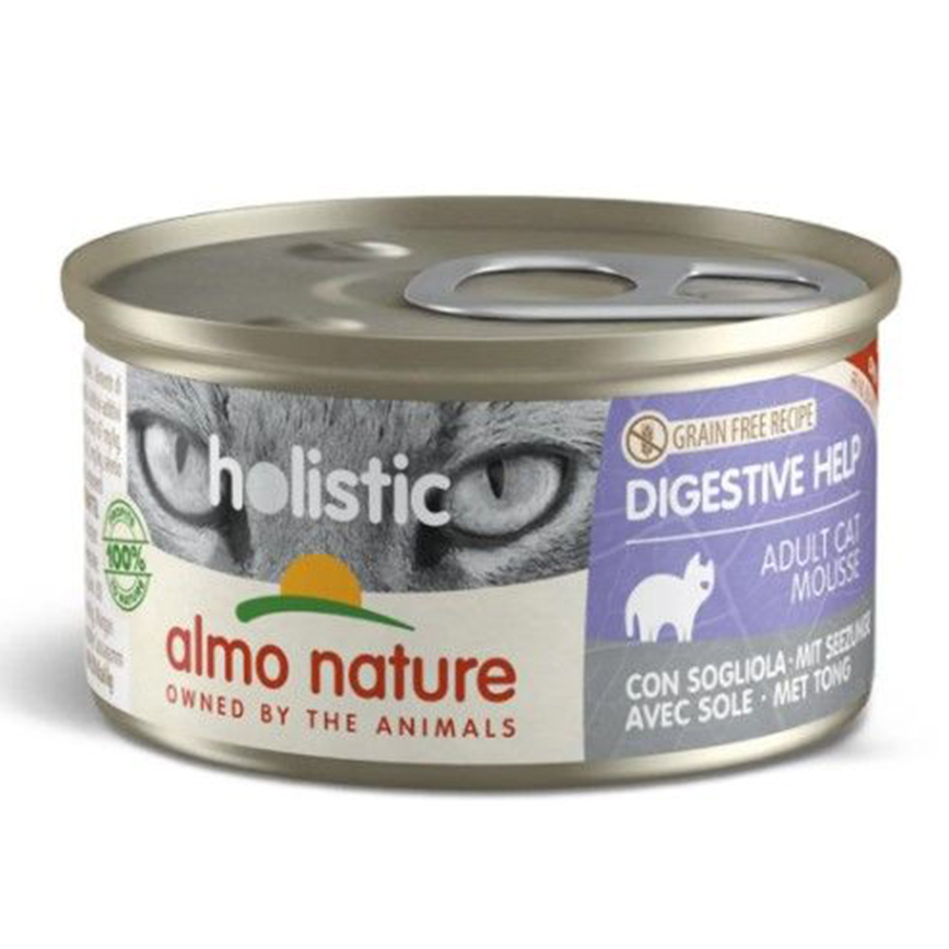 Almo Nature Holistic 貓罐頭 腸胃護理 鰈魚配方 85g (112)