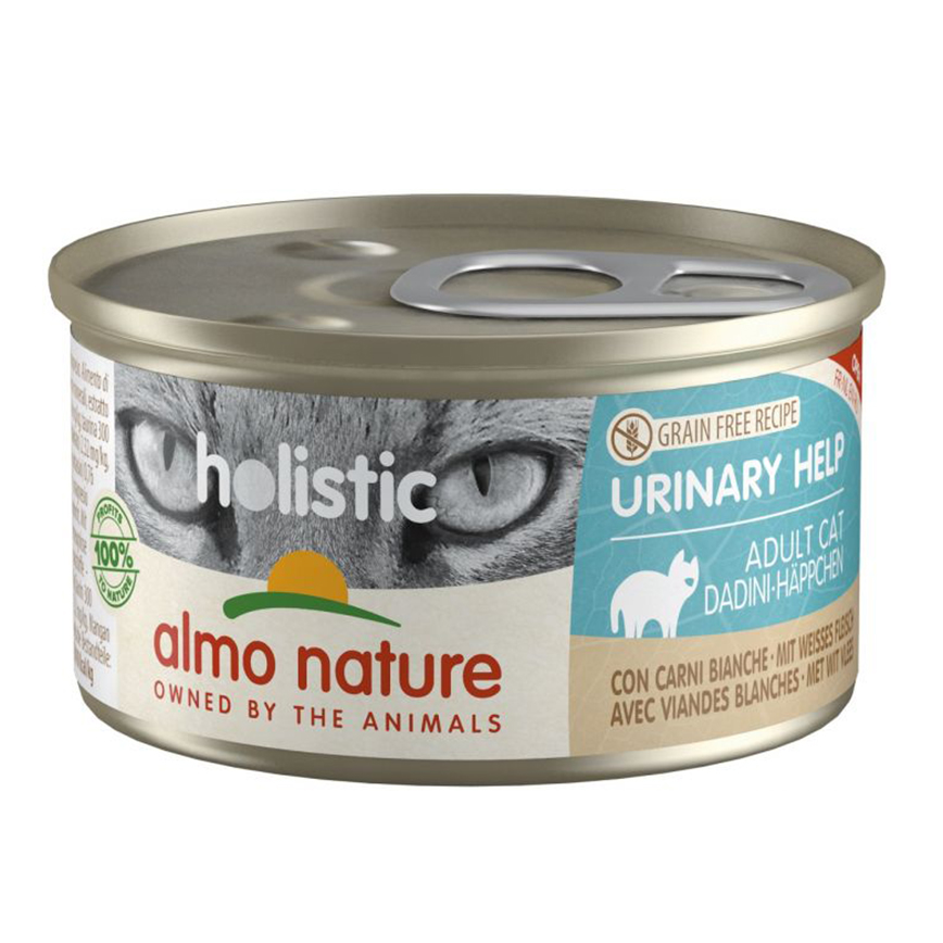 Almo Nature Holistic 貓罐頭 尿道護理 白肉配方 85g (115)