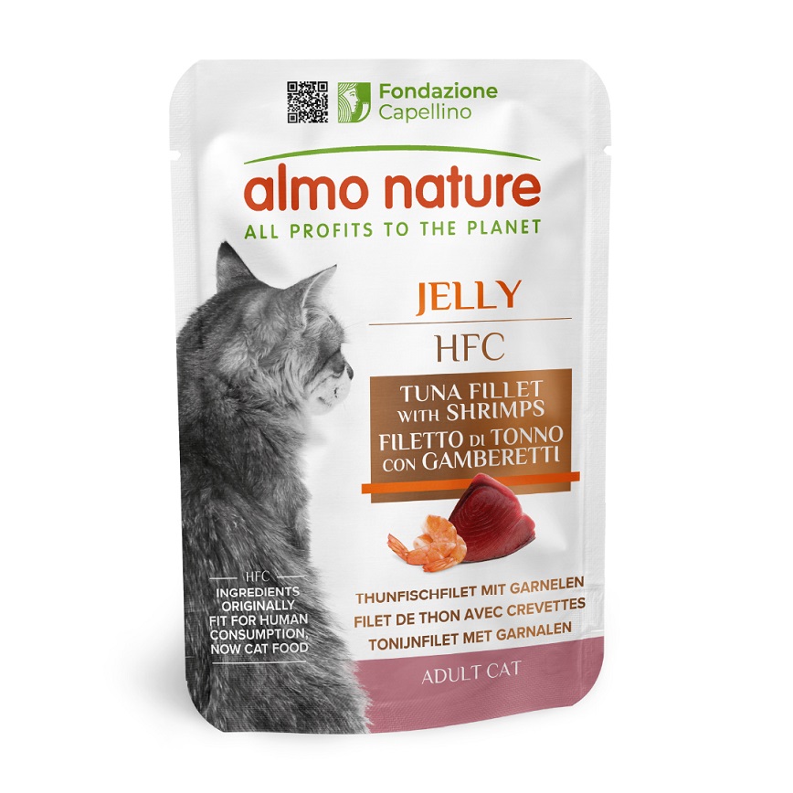 Almo Nature 上湯啫喱鮮包 吞拿魚柳+鮮蝦 55g (5045)