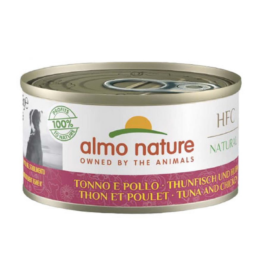 Almo Nature 狗罐頭 HFC Natural 雞肉+吞拿魚 95g (5542)