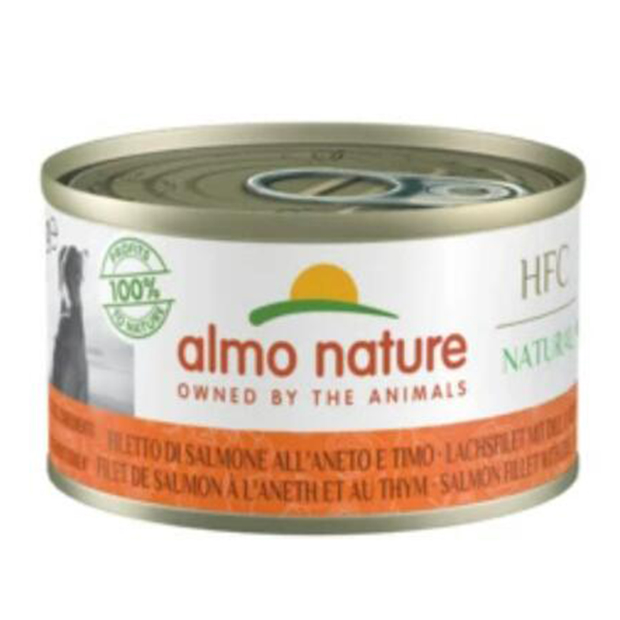 Almo Nature 狗罐頭 HFC Natural 三文魚+胡蘿蔔 95g (5548)