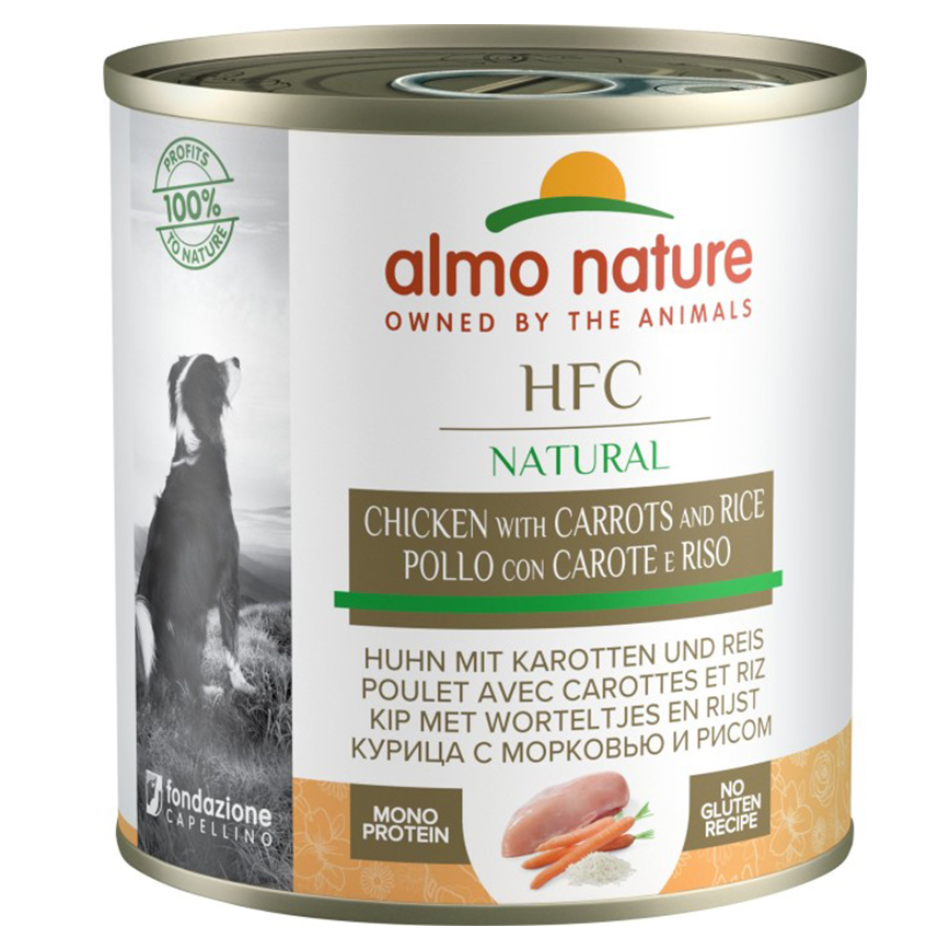 Almo Nature 狗罐頭 HFC Natural 雞肉+胡蘿蔔+米飯 280g (5561)