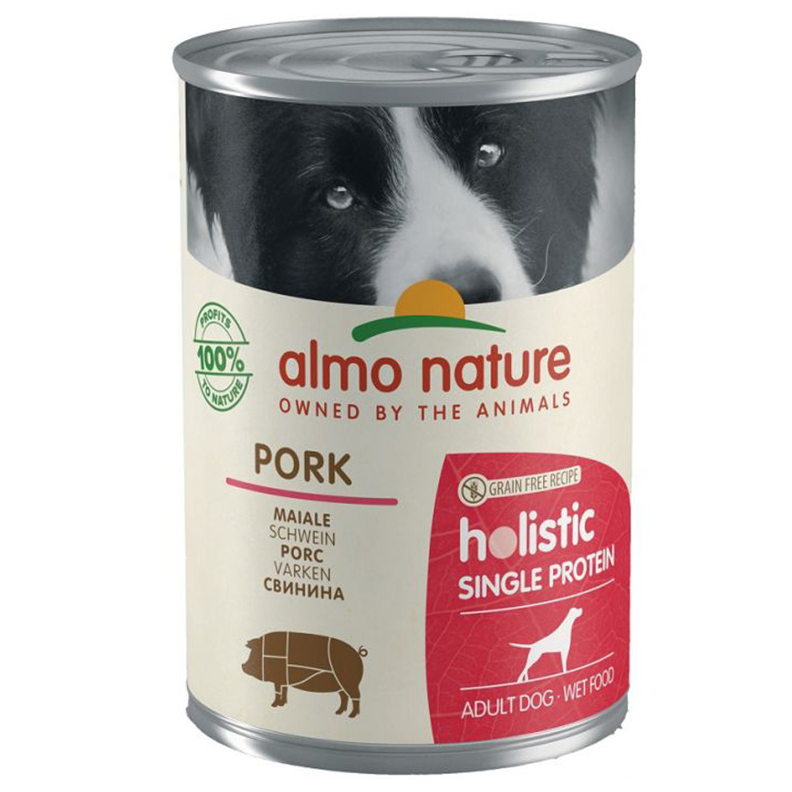 Almo Nature 狗罐頭 單一蛋白 豬肉 400g