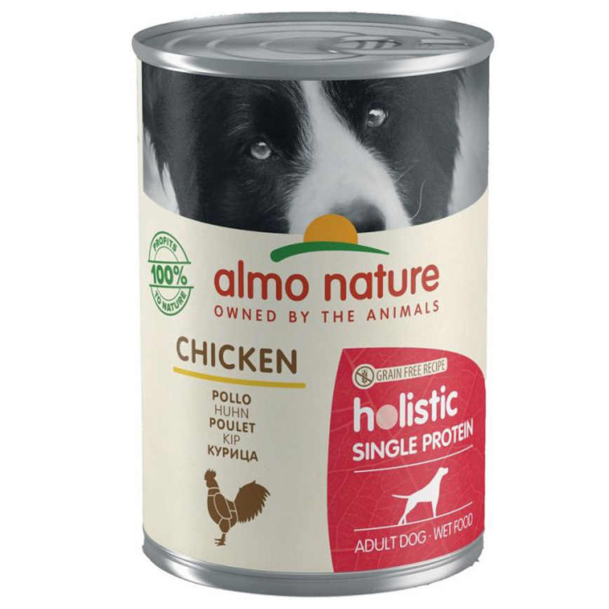 Almo Nature 狗罐頭 Holistic 單一蛋白系列 雞肉配方 400g