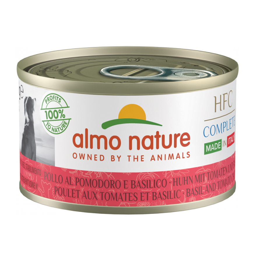 Almo Nature 狗罐頭 HFC Complete 雞肉蕃茄羅勒配方 95g (5492)