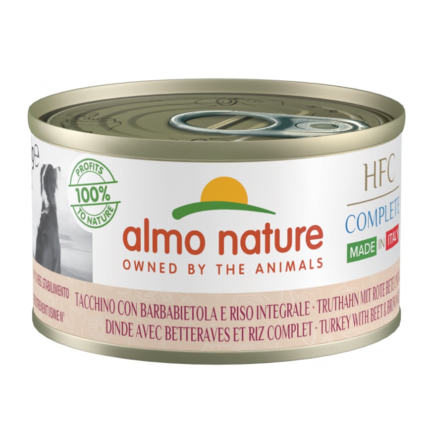 Almo Nature 狗罐頭 HFC Complete 火雞肉紅菜頭糙米配方 95g (5494)