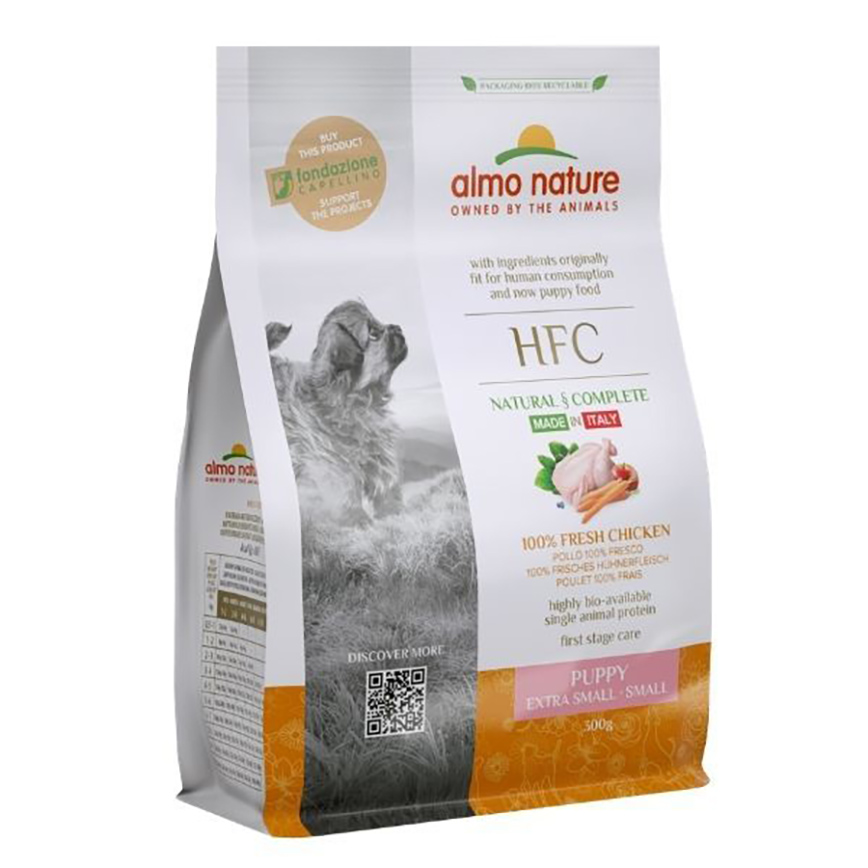 Almo Nature HFC 幼犬糧 新鮮雞肉 細粒裝 300g (9201)