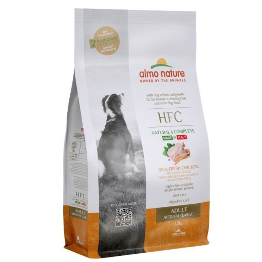 Almo Nature HFC 狗糧 成犬新鮮雞肉 細粒裝 300g (9212)