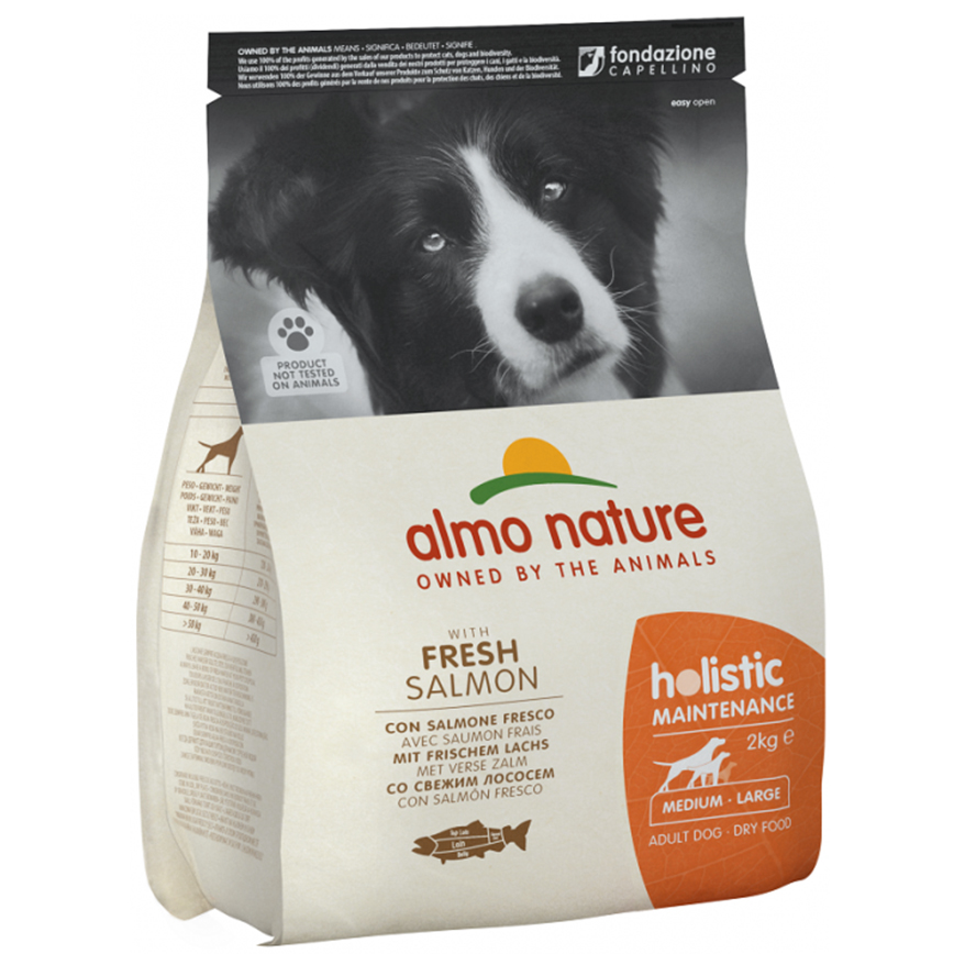 Almo Nature Holistic 狗糧 三文魚 大粒裝 2kg (735)