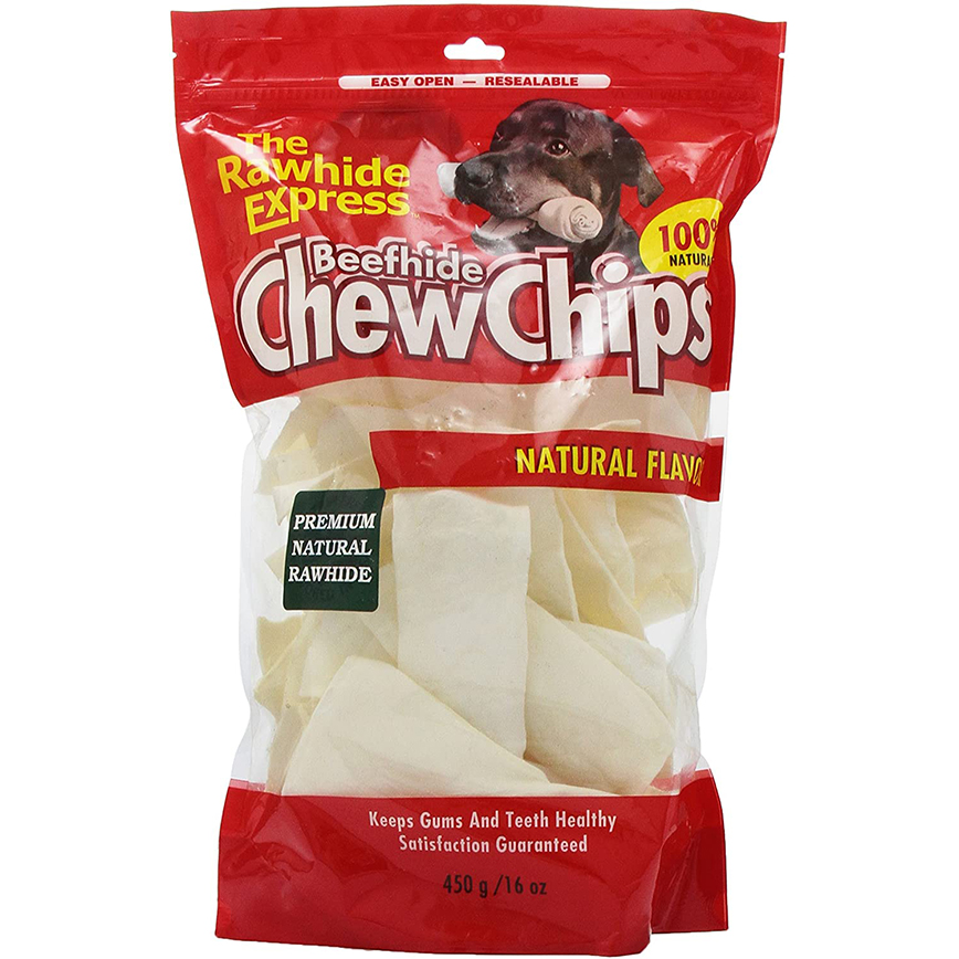 Rawhide Express 狗小食 潔齒脆片 原味 450g (CH-N)