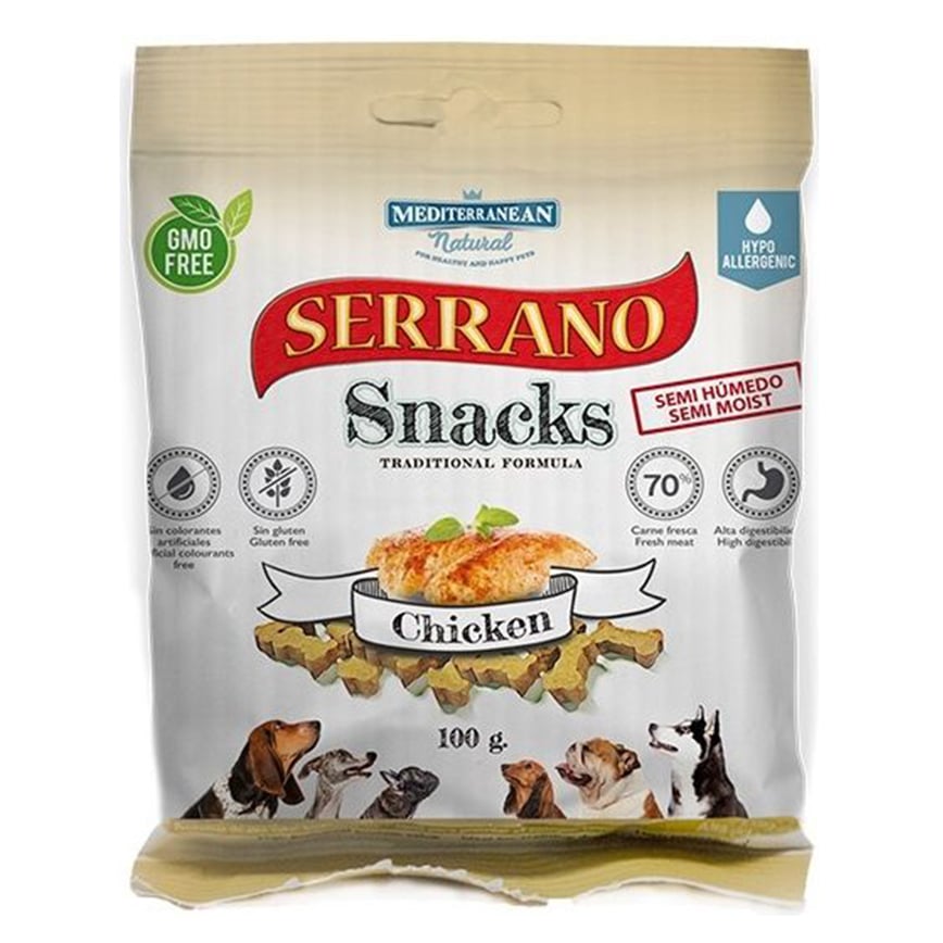 Mediterranean Natural Serrano 狗零食 雞肉 100g (68170)