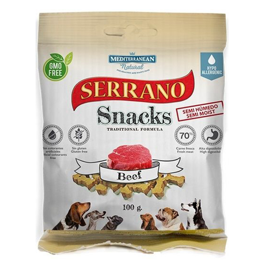 Mediterranean Natural Serrano 狗零食 牛肉 100g (68171)