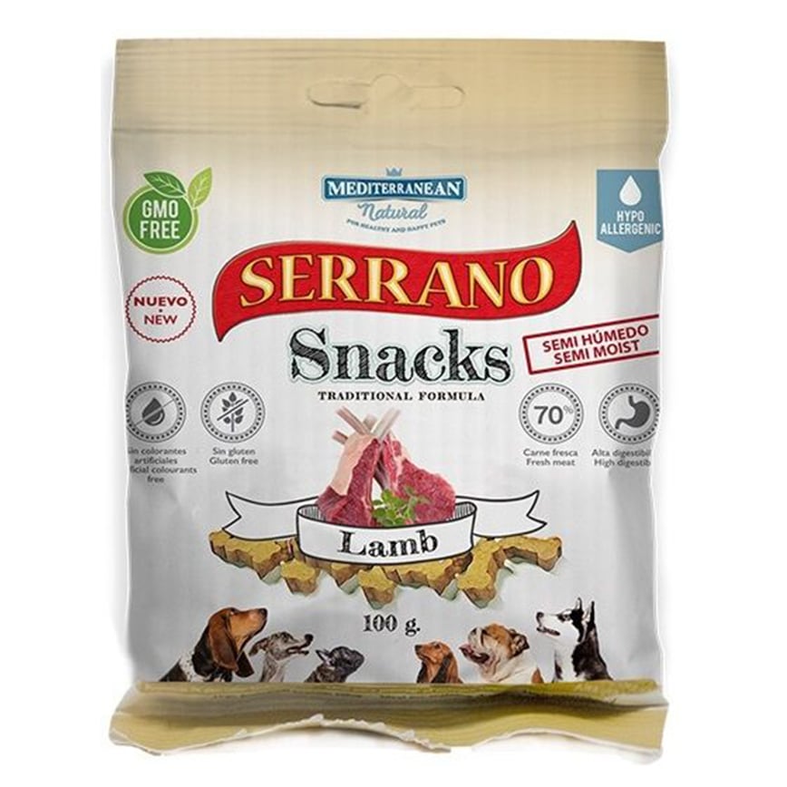 Mediterranean Natural Serrano 狗零食 羊肉 100g (68179)