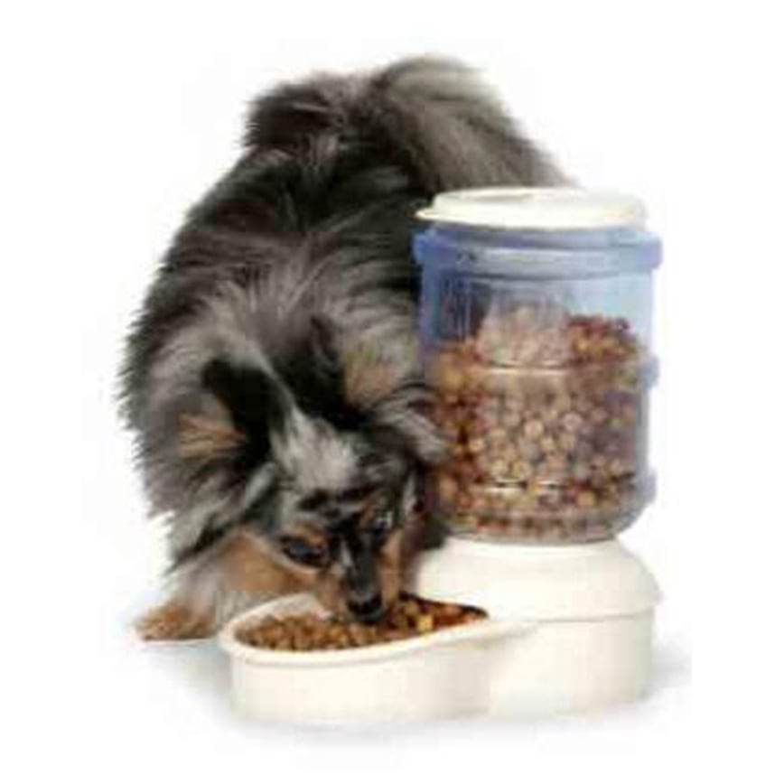 Petmate Aspen Pet LeBistro系列 自動餵食器 座地款 中 白色 10lbs (24569)