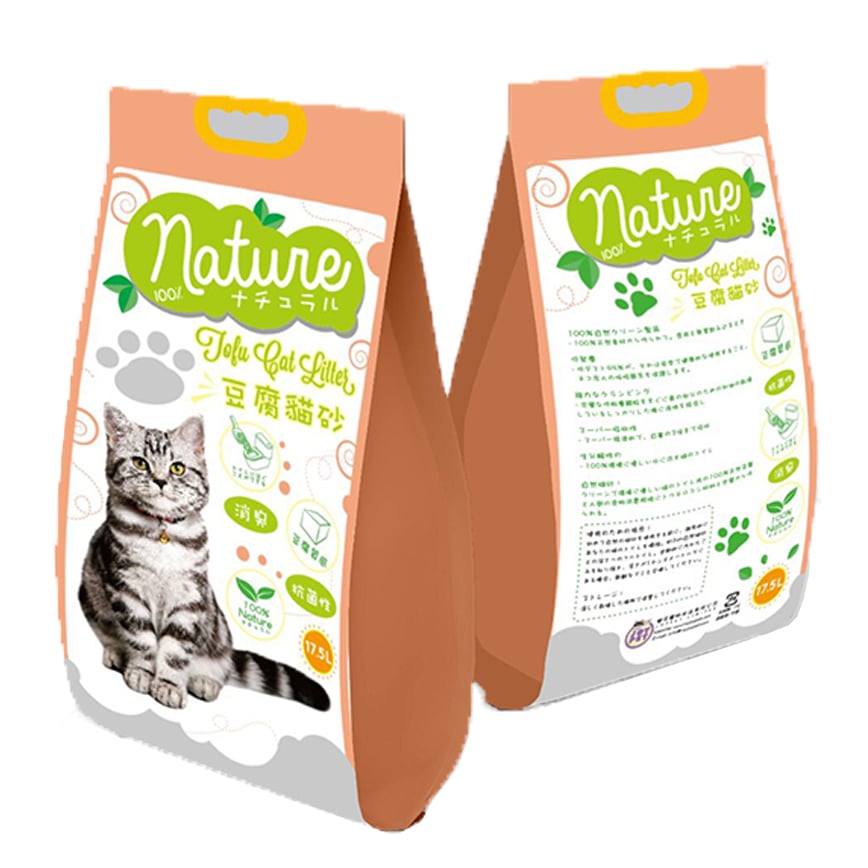 Nature 豆腐貓砂 水蜜桃味 17.5L (P00003)