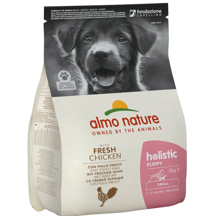 Almo Nature Holistic 幼犬糧 雞肉 細粒裝 2.4kg 或 (6包400g夾袋) (710/700)