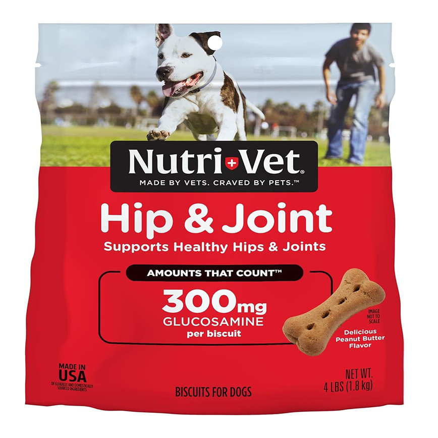 Nutrivet 狗小食 大型犬花生味關節餅 4lb 葡萄醣胺500mg (NV60802) 圖 1