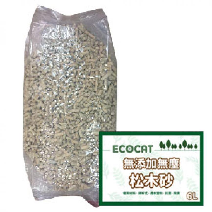 ECOCAT無添加無塵松 木貓砂 6L