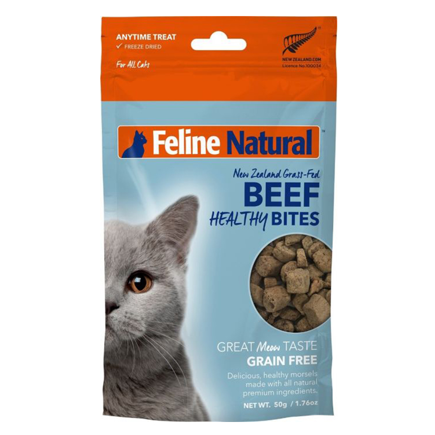 Feline Natural 凍乾健康貓零食 牛肉粒 50g (F9-HB-B50)