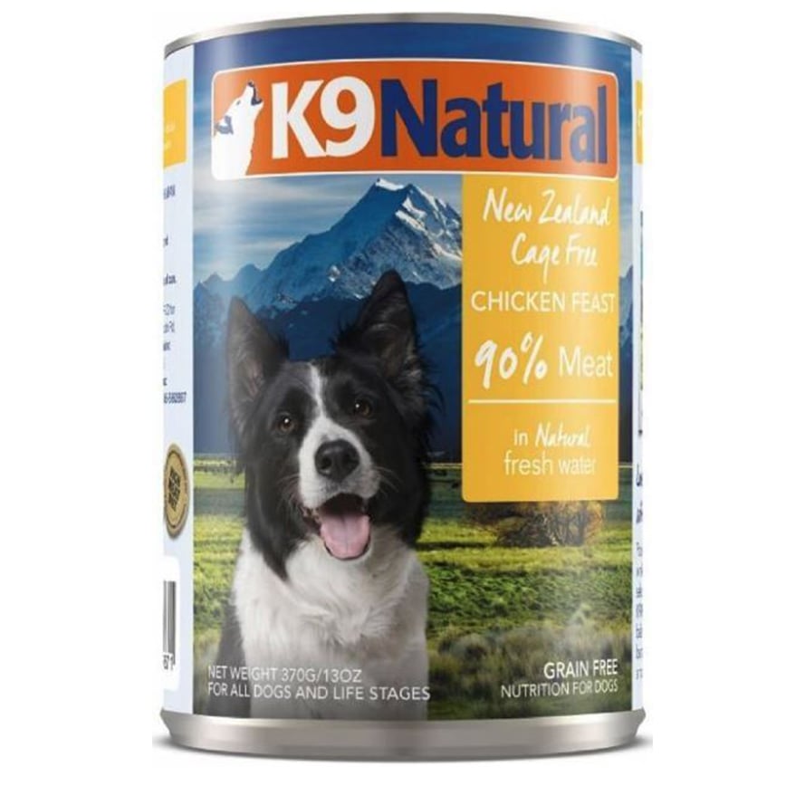 K9 Natural 雞肉狗罐 370g