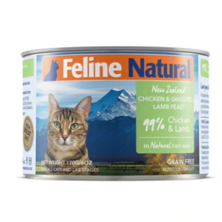 Feline Natural 雞羊貓罐 170g