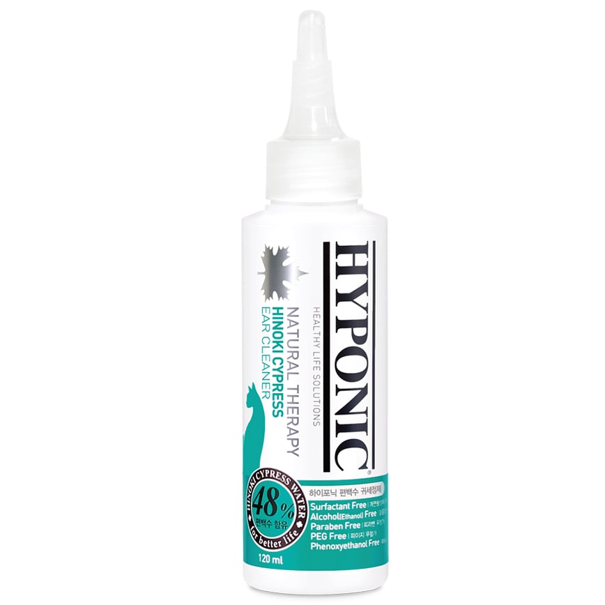 HYPONIC 極致低敏扁柏貓用洗耳水 120ml (HC5180)