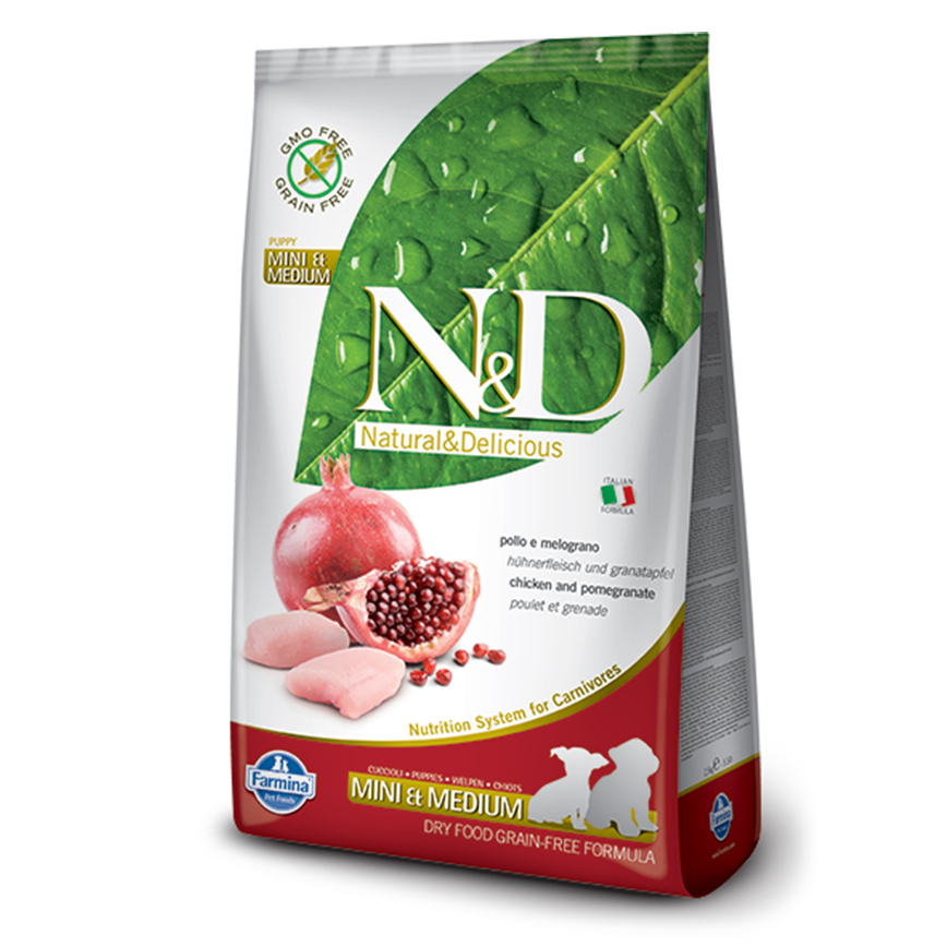 Farmina N&D 狗糧 無穀物狗糧 幼犬配方 石榴+雞 2.5kg (NDDCP025)