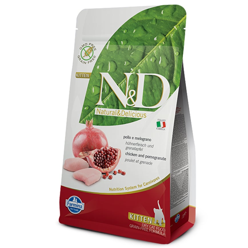 Farmina N&D 貓糧 無穀物貓糧 幼貓配方 石榴+雞 1.5kg (NDCCK015)