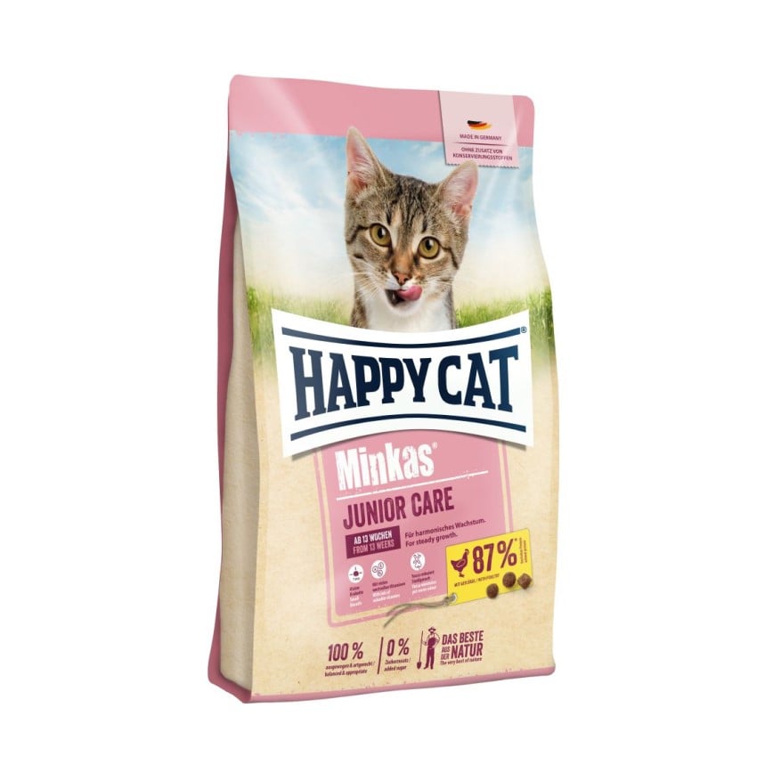 Happy Cat Minkas Junior Care 幼貓營養配方 (十三星期到十二個月) 1.5kg (TBS) 圖 1