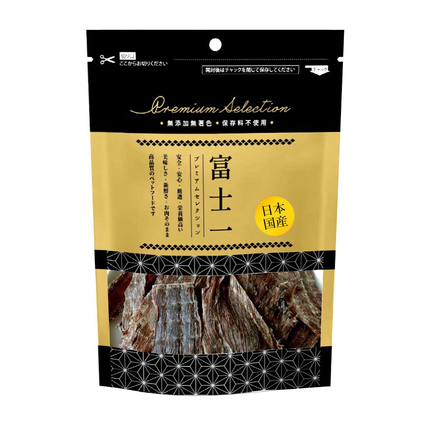 富士一 寵物小食 日本北海道高級牧場 牛肉薄片 40g (貓犬用)
