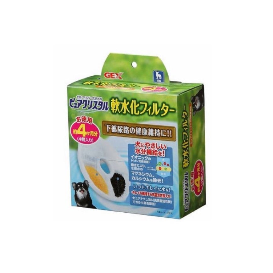 GEX 狗用水機離子過濾片替換裝 4pcs (FP92717) (TBS)