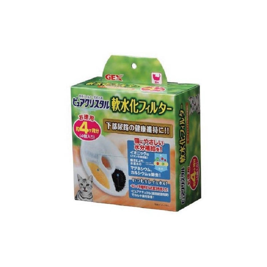 GEX 貓用水機離子過濾片替換裝 4pcs (FP92718) (TBS)