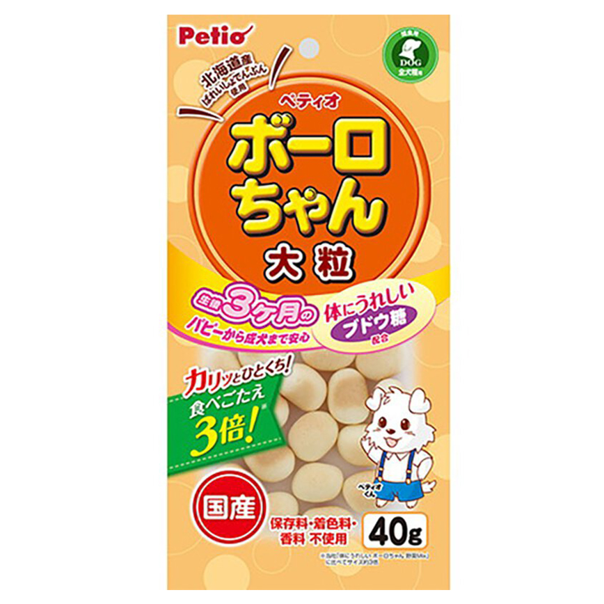 Petio 狗零食 日本產 健康大粒饅頭餅乾 (+葡萄糖) 40g (90502940)