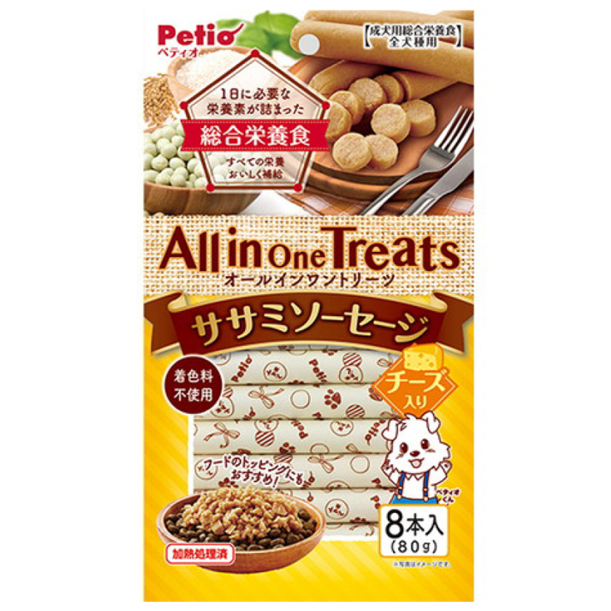 Petio All in One Treats 狗零食 綜合營養芝士雞柳肉腸 8支裝 (90502894) 圖 1