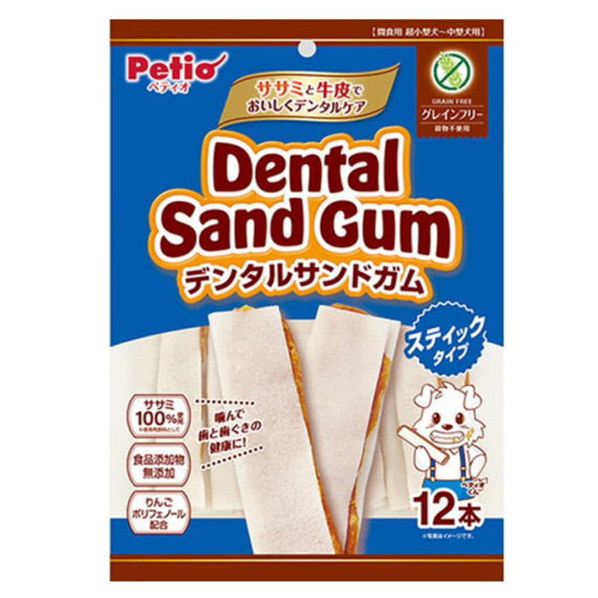 Petio 狗零食 無穀物潔齒除口氣雞柳肉牛皮夾心片 26塊 圖 1