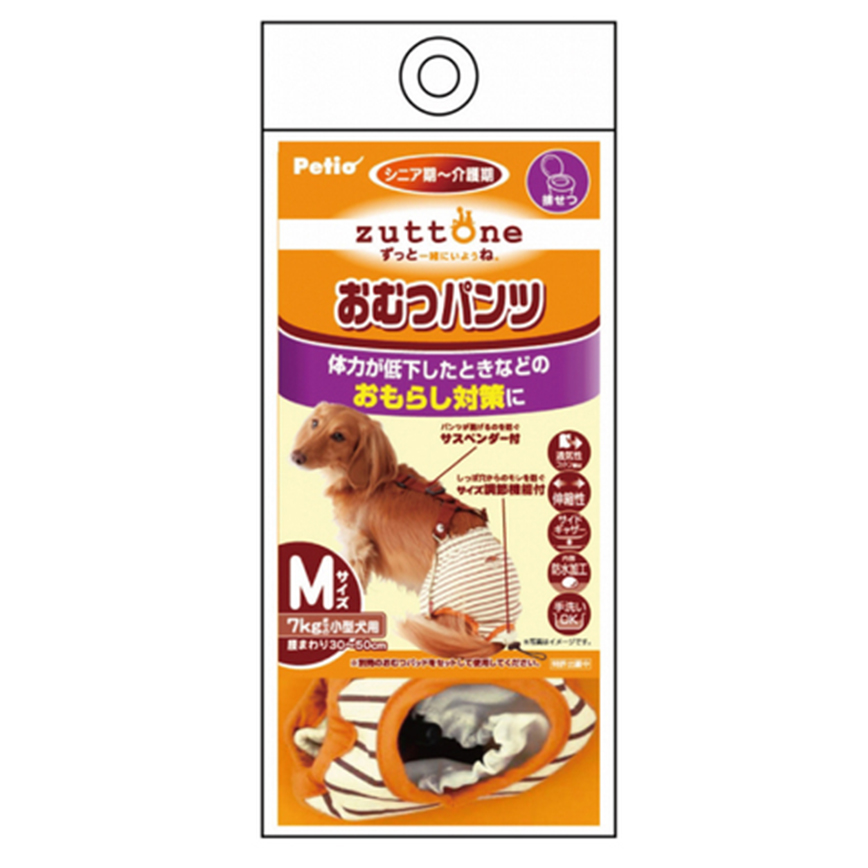 Petio zuttone 高齡犬護理專用出街專用背帶尿褲 M (91601248)