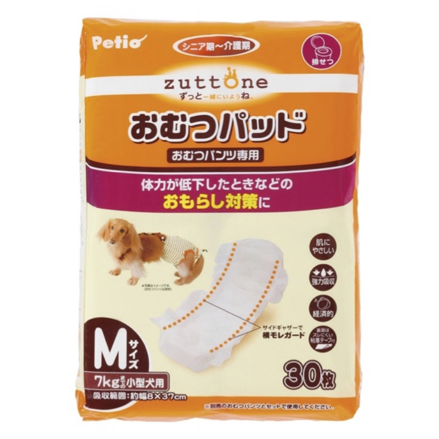 Petio zuttone 高齡犬護理專用黏貼式尿片 (背帶尿褲專用 )M (91601446)