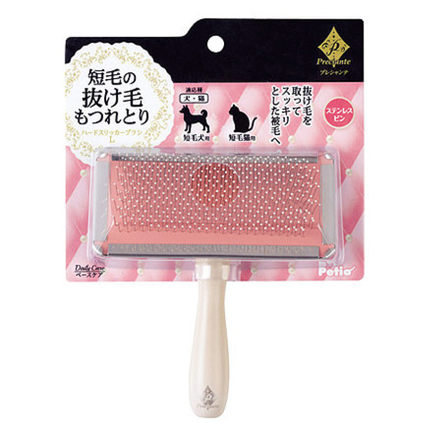 Petio Preciante 短毛貓犬專用有柄硬針梳 大 (91600873)