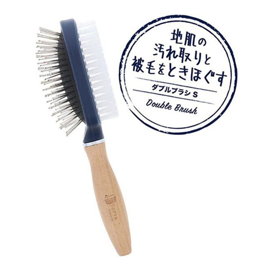 Petio Porta 犬用除塵按摩雙面梳 S (91602203)