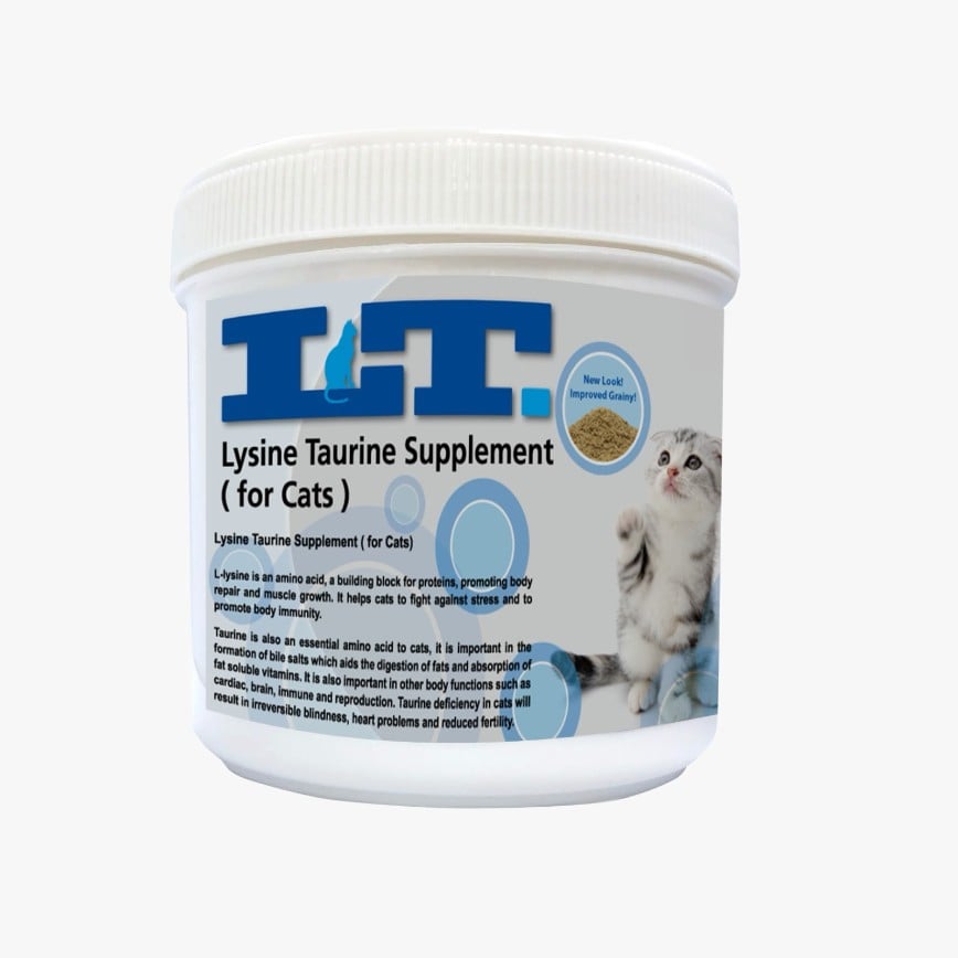 VETPHARM L .T.樂妥 賴氨酸牛磺酸補充劑 150g (BW150-11) (全新更改良顆粒)