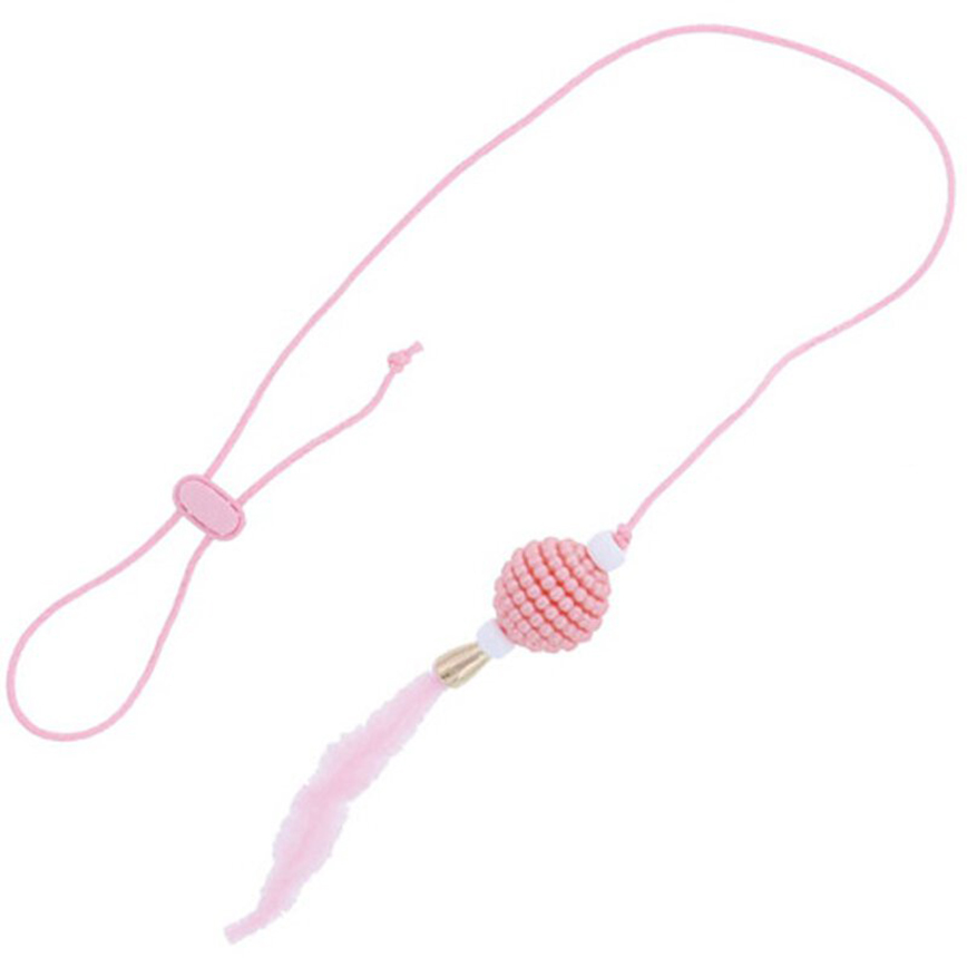 CATTOY 多玩法手持逗貓棒 粉色尾巴