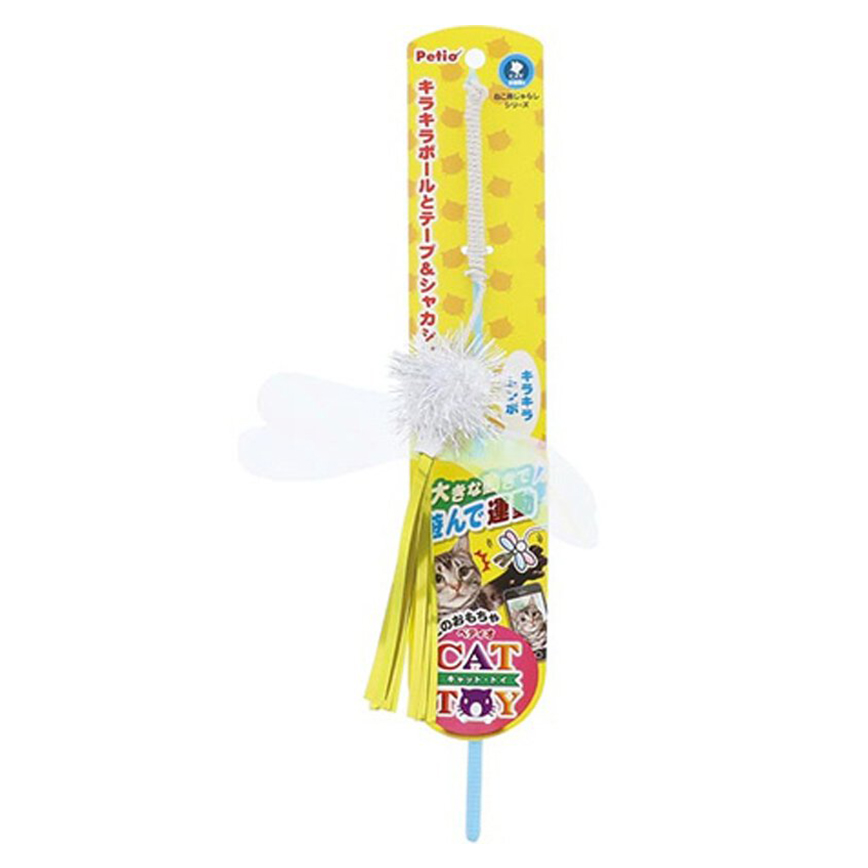 Petio 逗貓棒 黃色亮絲帶蜻蜓 (91602593) 圖 1
