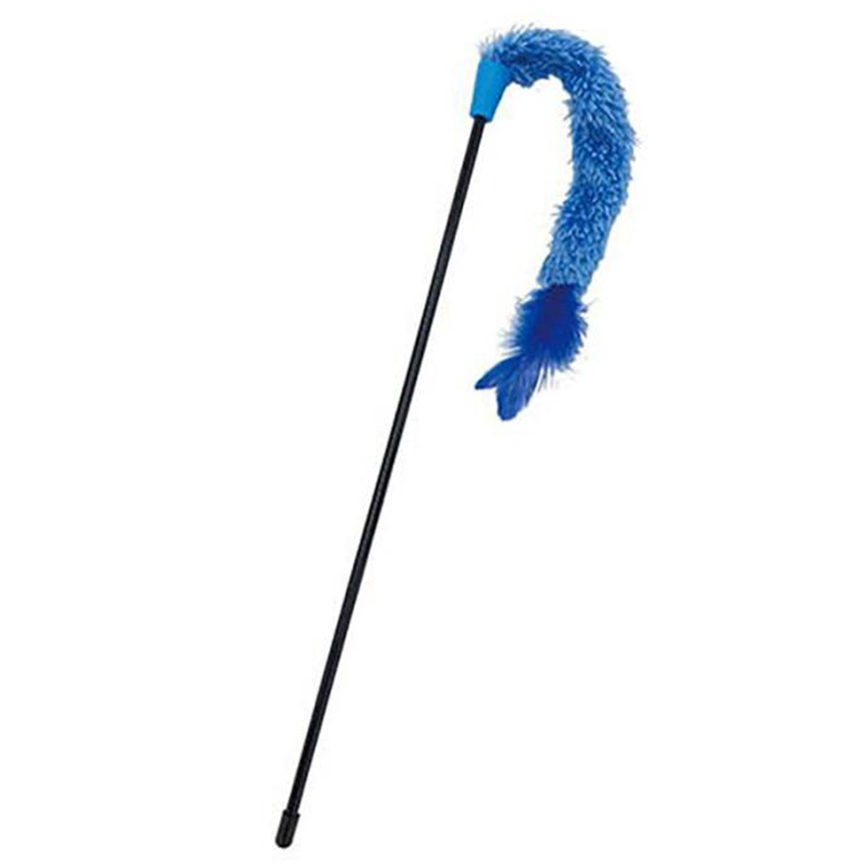 Petio 貓貓最愛藍色貓玩具系列 逗貓棒 羽毛長尾巴 (91603034) 圖 2