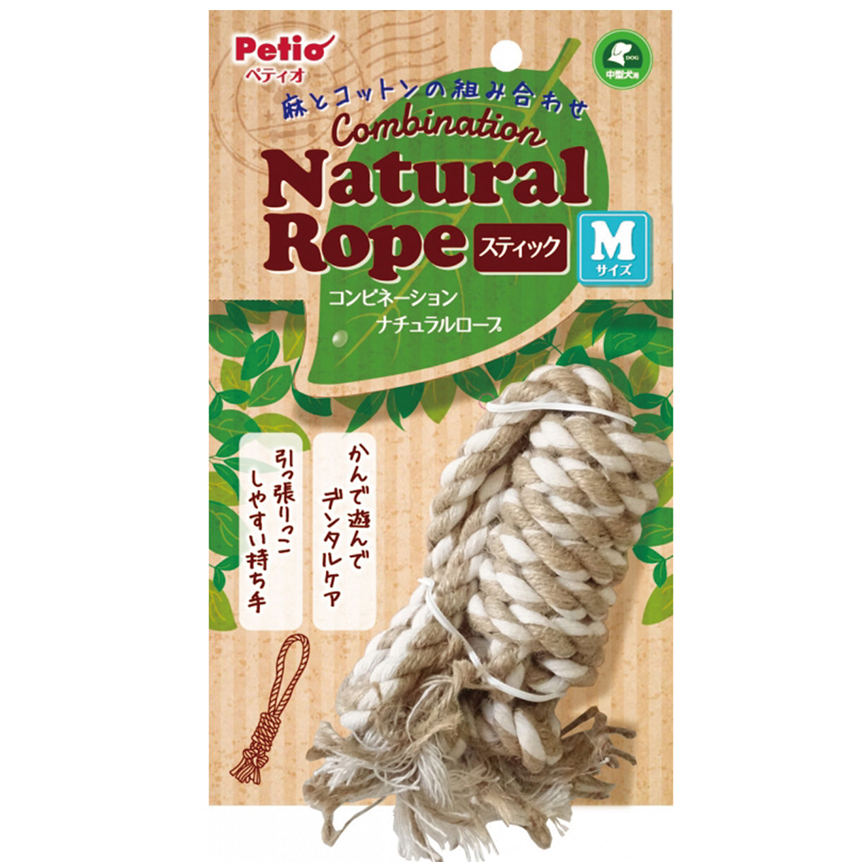 Petio 犬用磨牙潔齒麻繩玩具 M (91601857)