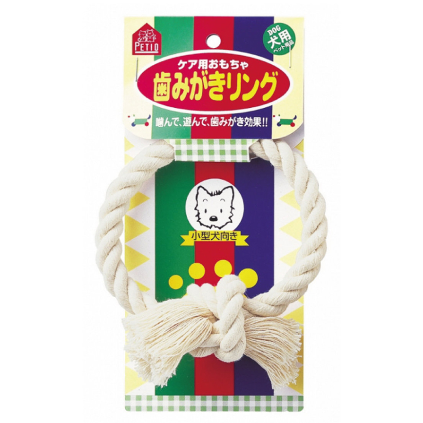 Petio 狗玩具 小型犬麻繩潔齒環 (91601858)