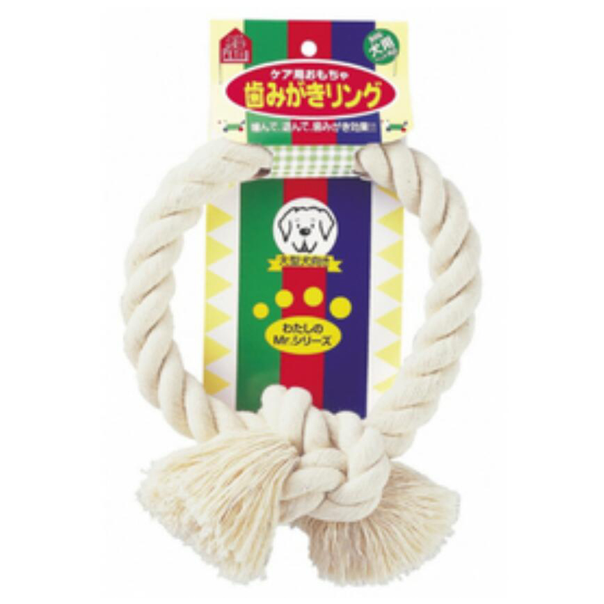 Petio 狗玩具 大型犬麻繩潔齒環